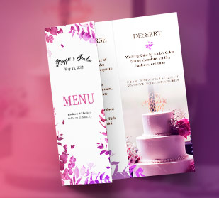 8.5"x11" full-color Small Business Brochure with tri-fold. All brochures available in flat, bi-fold, tri-fold & z-fold.